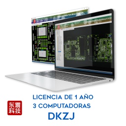 Licencia de DKZJ por un año y tres Computadoras